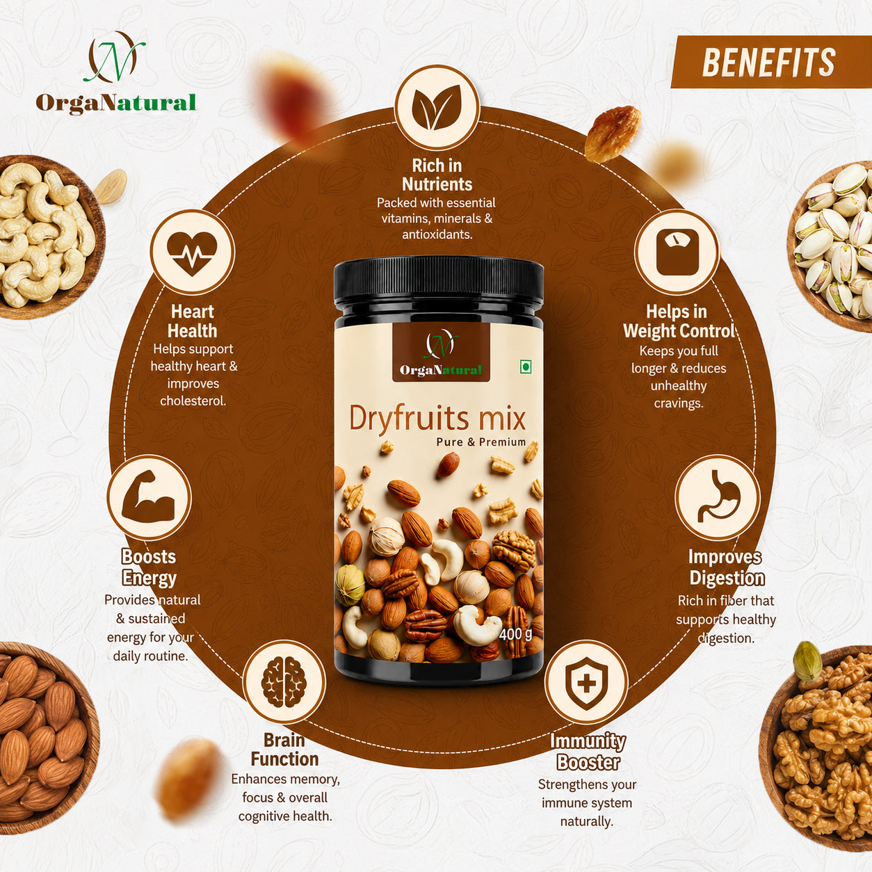 Dryfruits Mix (No Preservatives)