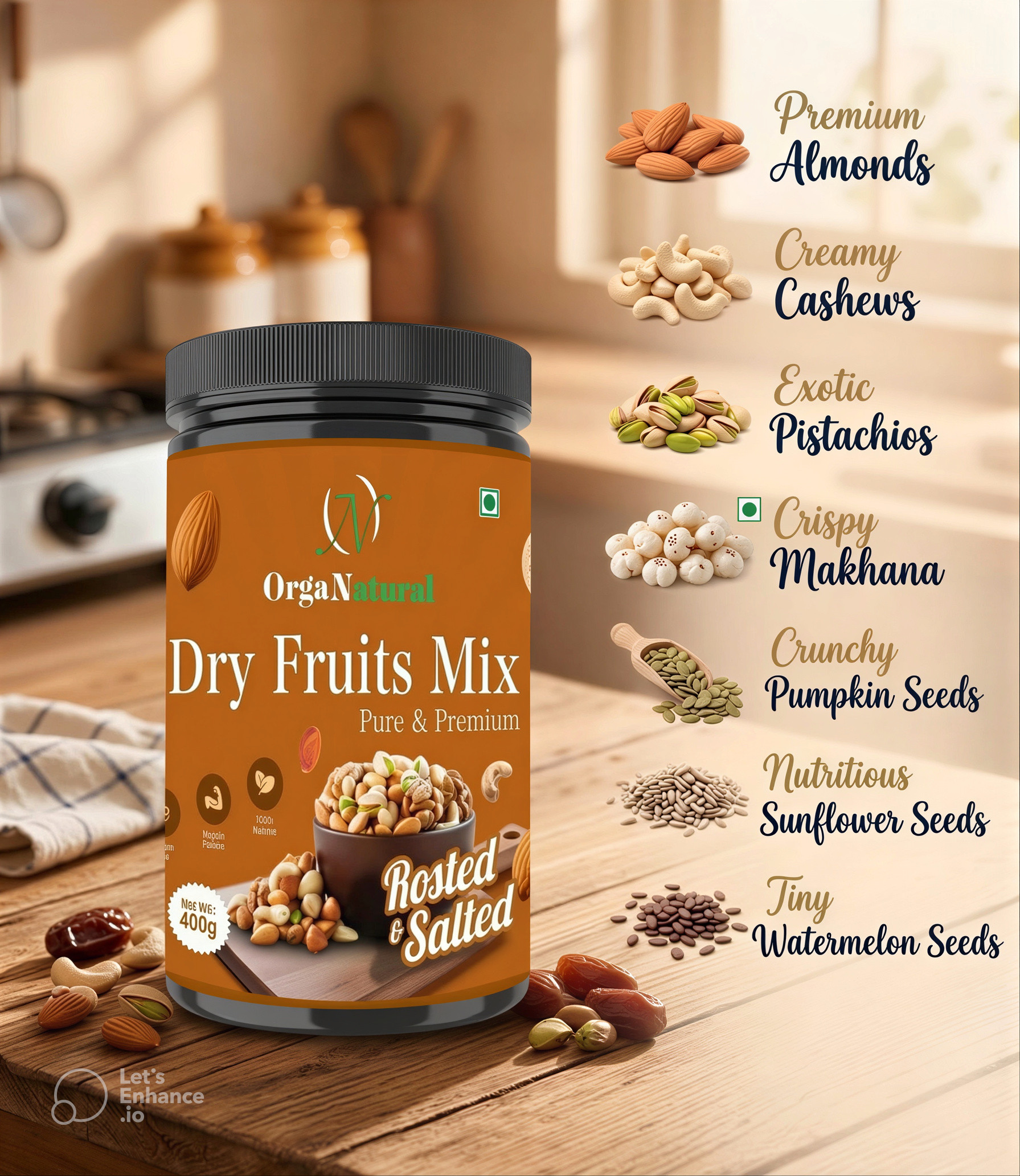 Dryfruits Mix (Roasted & Salted) - Image 3